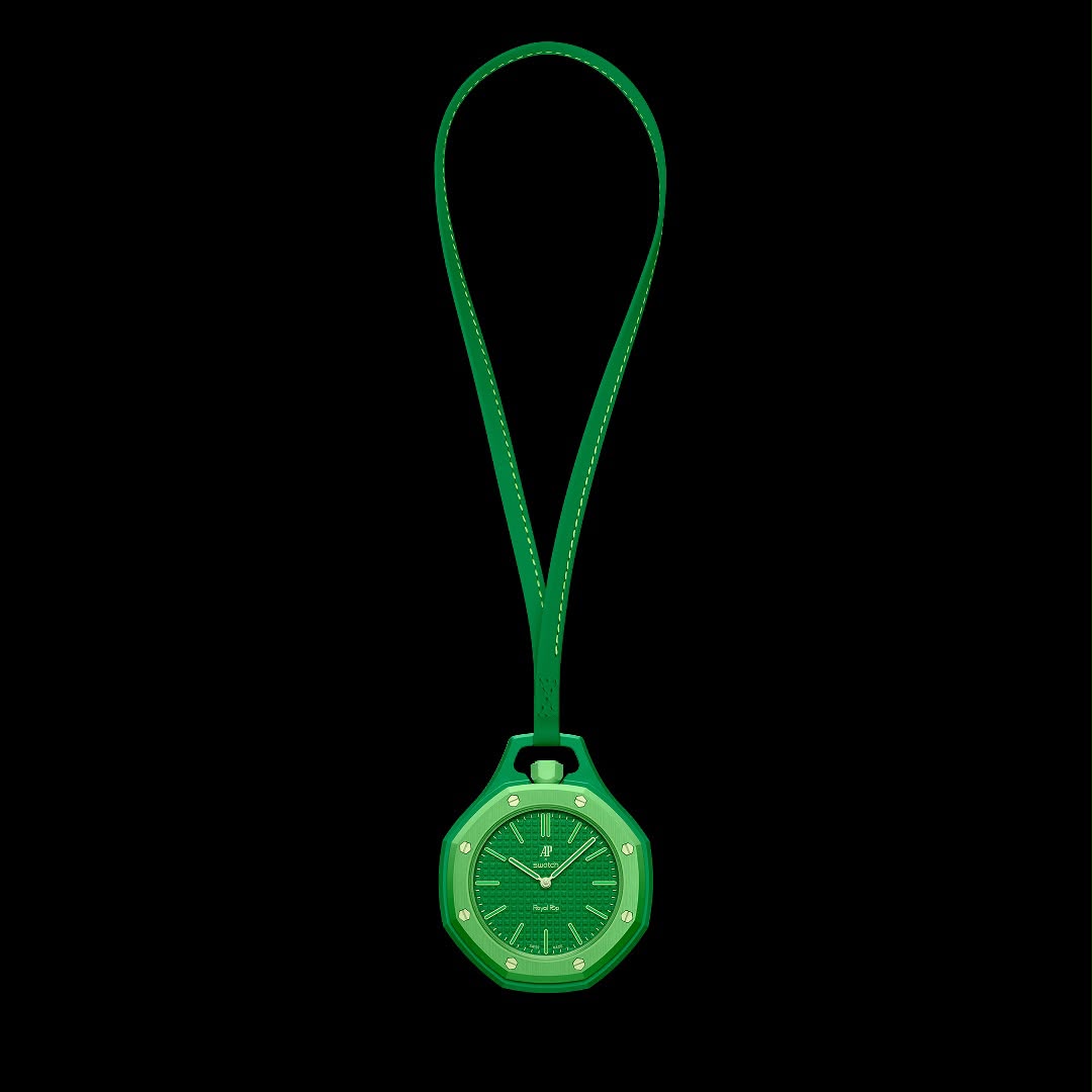 Au_emars Piguet x Swatch | GREEN EIGHT - Royal Pop Collection|