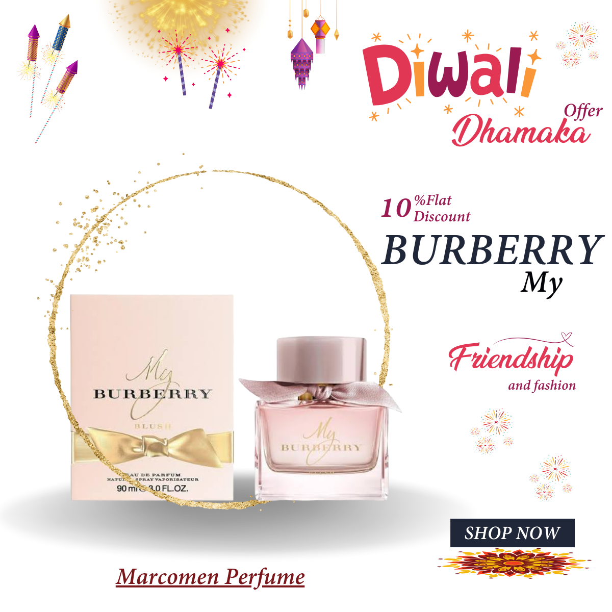 Burberry – My Burberry Blush EDP 90ml Women Retail Box  LAPLAGE